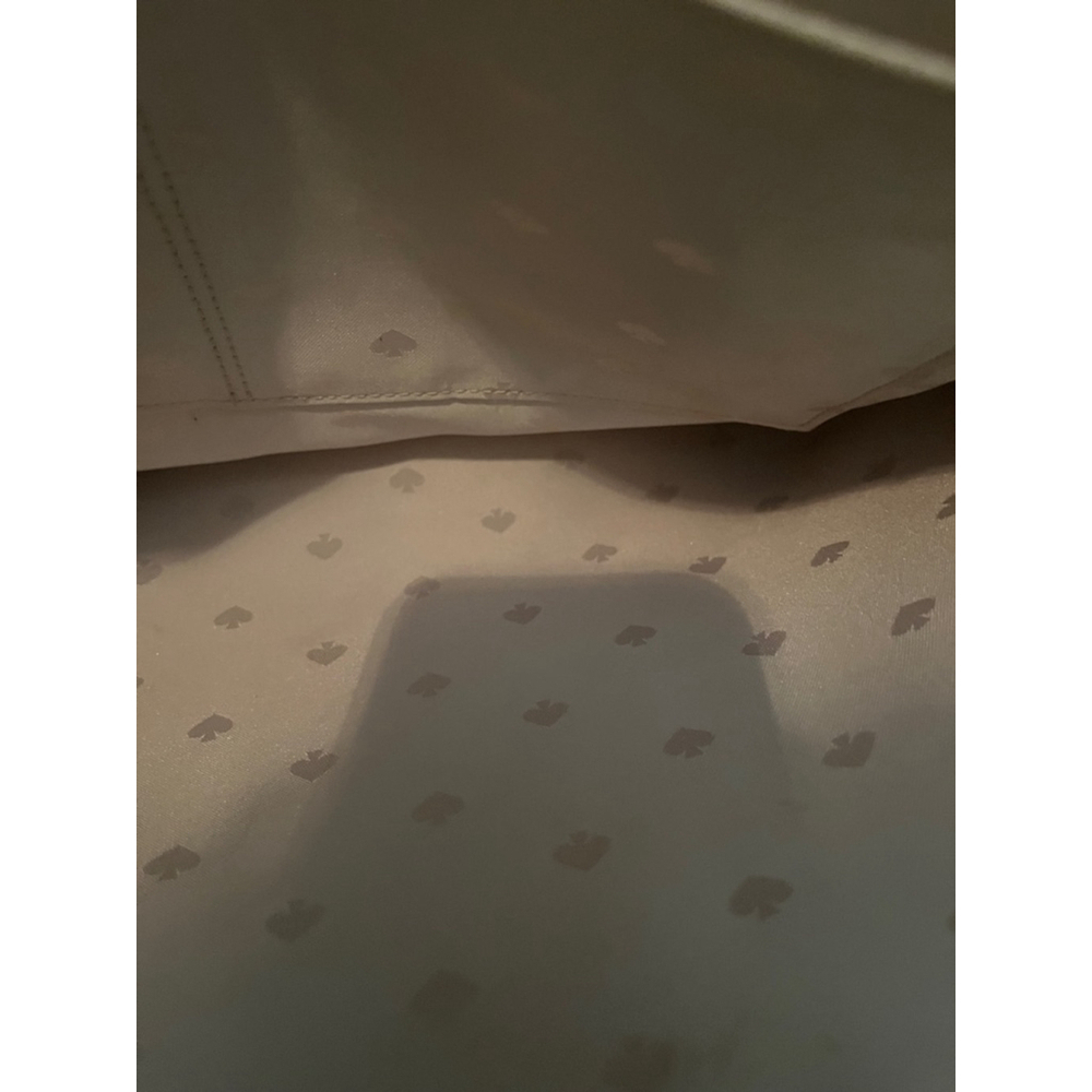 Kate Spade New York Laptop Tote Bag Leather Gray and Pink - Picture 7 of 7